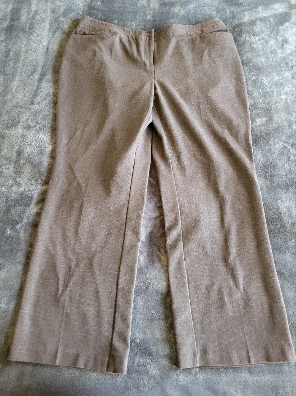 Dressbarn Brown Flare Slacks